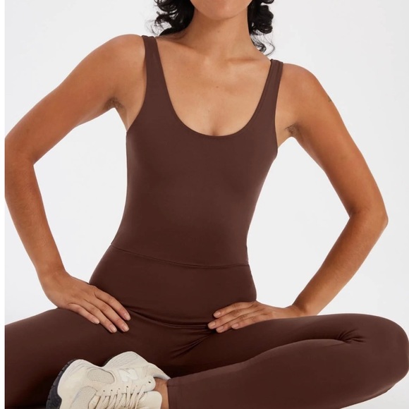 Girlfriend Collective Earth Scoop Unitard - Picture 6 of 7